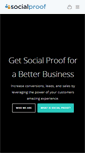 Mobile Screenshot of getsocialproof.com