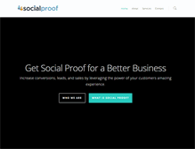 Tablet Screenshot of getsocialproof.com